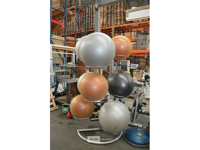 Gymball ballen &- fitnessbal houder - afbeelding 1 van  3