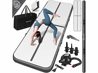 Gymmat 4m airtrack opblaasbare fitnessmat|yogamat, tuimelmat, trainingsmat, sportmat - afbeelding 1 van  8