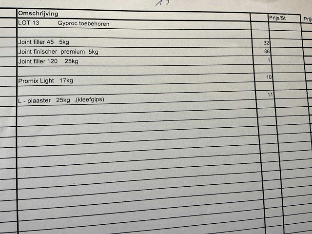 Gyproc toebehoren - afbeelding 2 van  2