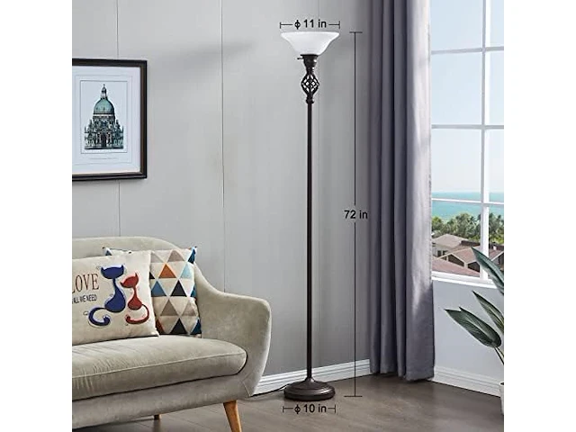 Gyrovu victoriaanse vloerlamp - afbeelding 2 van  4