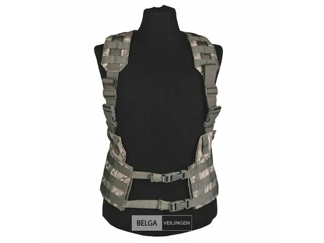 H-gear gen 3 usaf tactical fighting load carrier harness, molle ii modular, abu camo - afbeelding 1 van  4