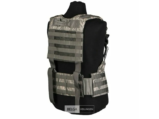 H-gear gen 3 usaf tactical fighting load carrier harness, molle ii modular, abu camo - afbeelding 2 van  4