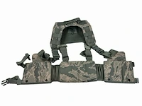 H-gear gen 3 usaf tactical fighting load carrier harness, molle ii modular, abu camo - afbeelding 3 van  4