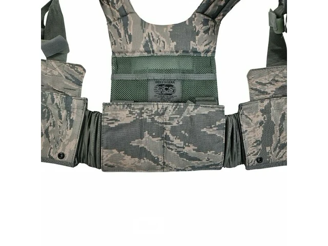 H-gear gen 3 usaf tactical fighting load carrier harness, molle ii modular, abu camo - afbeelding 4 van  4