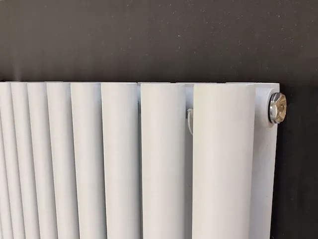 H1800xb480 dubbele design radiator rondo mat wit - afbeelding 2 van  4