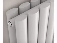 H1800xb600 dubbele design radiator rondo mat wit - afbeelding 1 van  2