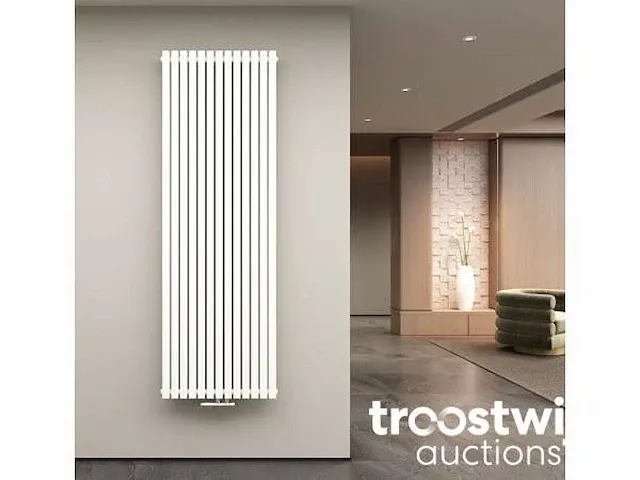 H1800xb600 dubbele design radiator vero mat wit - afbeelding 1 van  2
