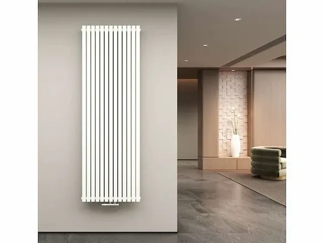 H1800xb600 dubbele design radiator vero mat wit - afbeelding 1 van  2