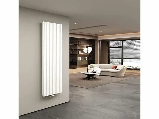H1800xb600 dubbele design radiator vero mat wit - afbeelding 2 van  2