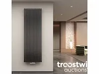 H1800xb600 dubbele design radiator vero mat zwart
