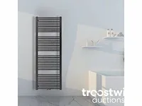 H1800xb600 handdoekradiator mat zwart - linteo