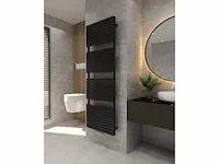 H1800xb600 mat zwart handdoekradiator vero - afbeelding 2 van  4