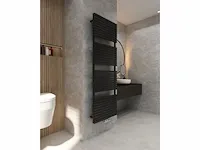 H1800xb600 mat zwart handdoekradiator vero - afbeelding 3 van  4