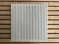 H900xb900 horizontaale designradiator mat wit - afbeelding 1 van  3