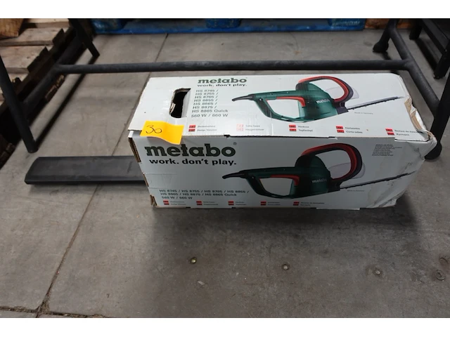 Haagschaar metabo - afbeelding 1 van  2