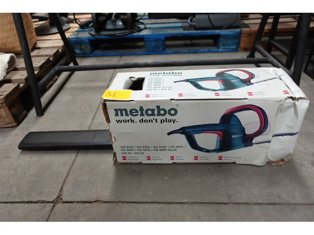 Haagschaar metabo - afbeelding 1 van  2
