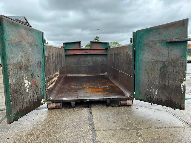 Haakarm container met milieu kleppen multikap afzetcontainer - afbeelding 3 van  14