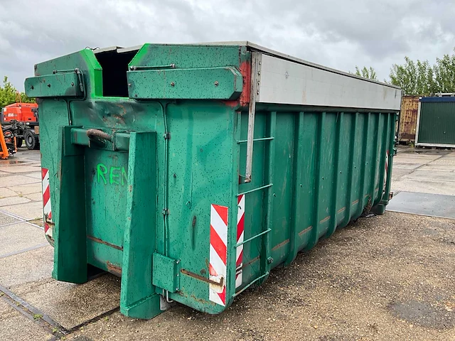 Haakarm container met milieu kleppen multikap afzetcontainer - afbeelding 1 van  13