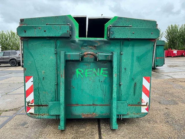 Haakarm container met milieu kleppen multikap afzetcontainer - afbeelding 12 van  13