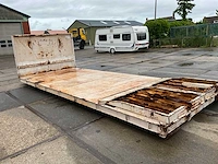 Haakarm plateau container laadvloer flat haak kabelsysteem - afbeelding 9 van  15