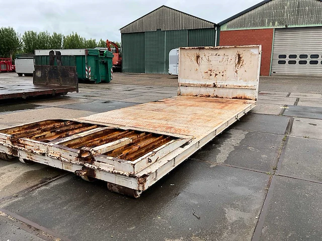 Haakarm plateau container laadvloer flat haak kabelsysteem - afbeelding 11 van  15