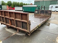 Haakarm plateau container laadvloer flat platte afzetcontainer - afbeelding 7 van  11
