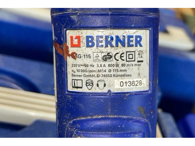 Haakse slijper berner - afbeelding 4 van  4