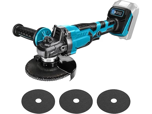 Haakse slijper compatibel makita 18v batterij - afbeelding 1 van  3