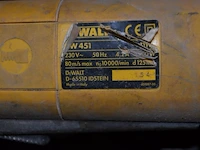 Haakse slijper dewalt dw451 in koffer - afbeelding 5 van  5