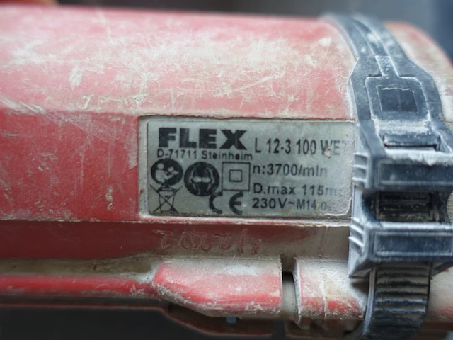 Haakse slijper flex met waterkoeling - afbeelding 2 van  2