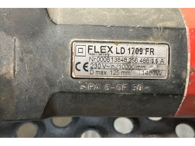 Haakse slijper flex - afbeelding 3 van  3