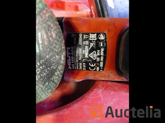 Haakse slijper hilti ag125a 22 - afbeelding 6 van  7