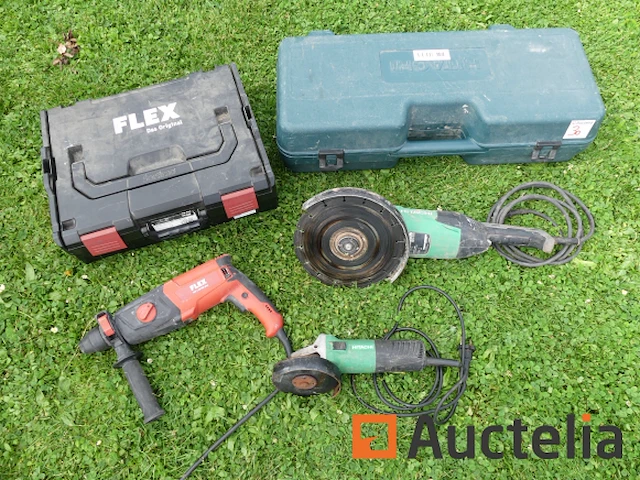Haakse slijper hitachi g23 sw2, haakse slijper hitachi g13 srr ( s ) - afbeelding 4 van  11