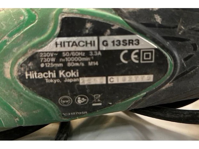 Haakse slijper hitachi - afbeelding 2 van  2