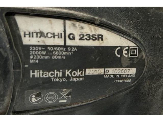Haakse slijper hitachi - afbeelding 3 van  3
