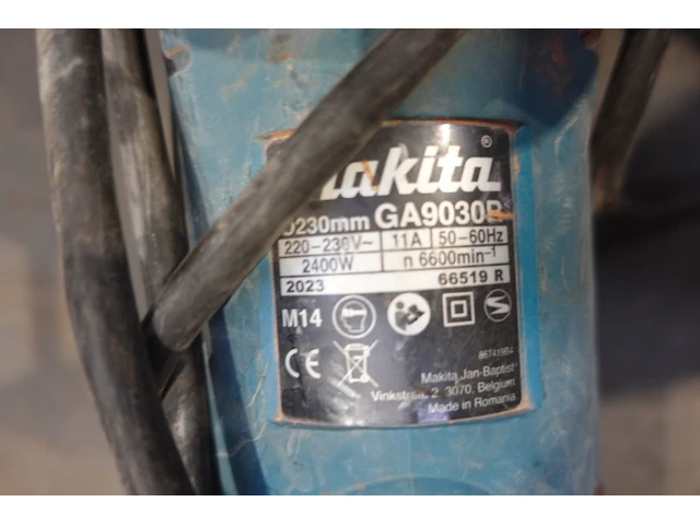 Haakse slijper makita - afbeelding 3 van  3