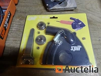 Haakse slijper spit agp 125 av met verschillend accessoires - afbeelding 4 van  8