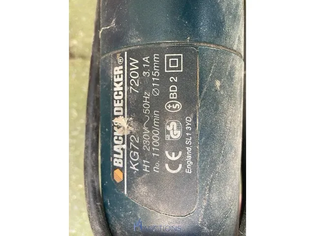 Haakse slijpmachine black&decker - afbeelding 3 van  3