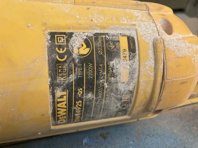 Haakse slijpmachine dewalt - afbeelding 4 van  4