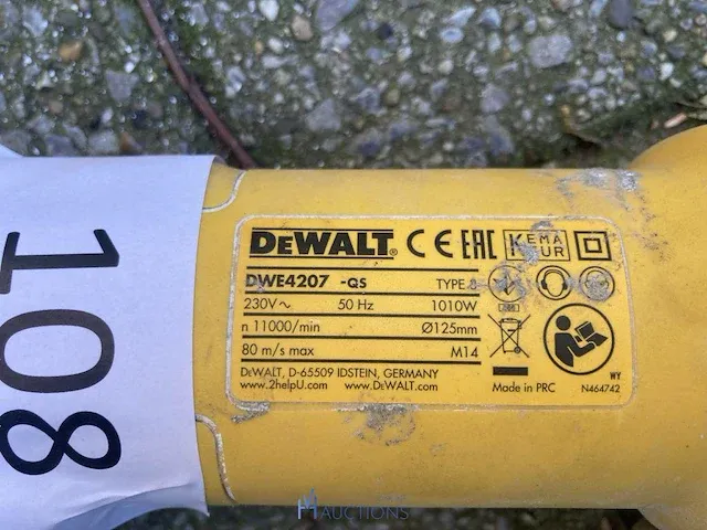 Haakse slijpmachine dewalt - afbeelding 3 van  3