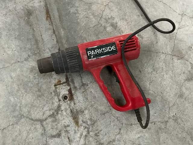 Haakse slijpmachine en heteluchtpistool parkside - afbeelding 5 van  8