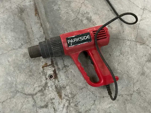Haakse slijpmachine en heteluchtpistool parkside - afbeelding 6 van  8
