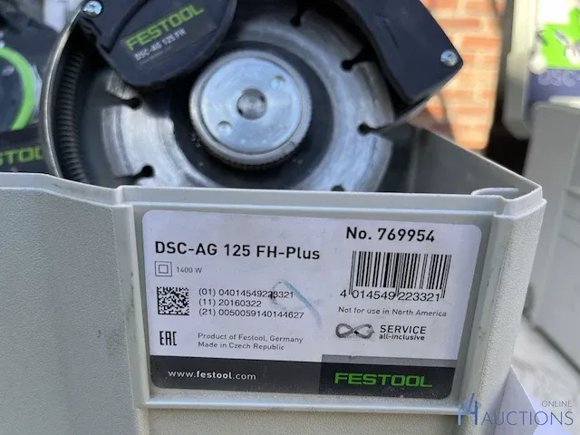 Haakse slijpmachine festool - afbeelding 4 van  6