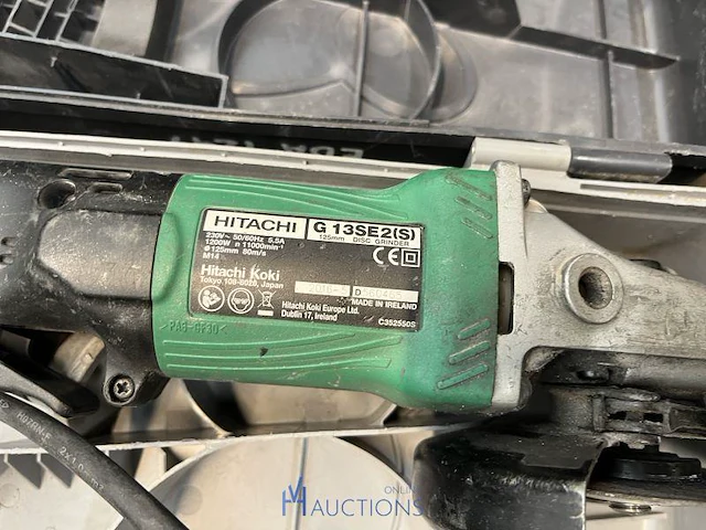 Haakse slijpmachine hitachi - afbeelding 3 van  3