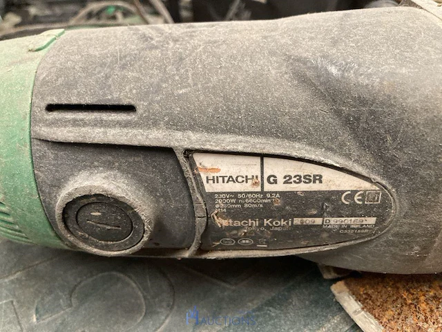 Haakse slijpmachine hitachi - afbeelding 3 van  3