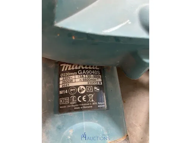 Haakse slijpmachine makita - afbeelding 2 van  3