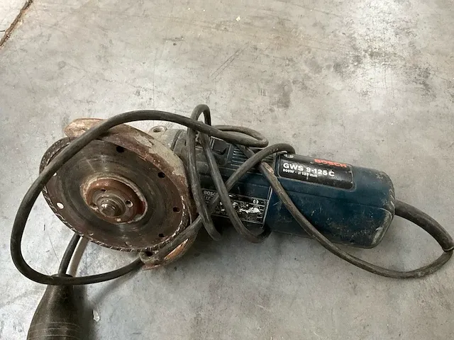 Haakse slijpmachine/tol bosch gws 9-125 c - afbeelding 1 van  4