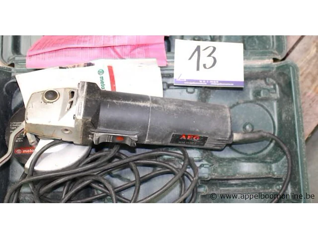 Haakse slijptol aeg wse 1200c - afbeelding 1 van  1