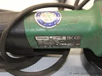 Haakse slijptol, hikoki g 13byeq, 1320w, 125mm, bj 2020 - afbeelding 2 van  3