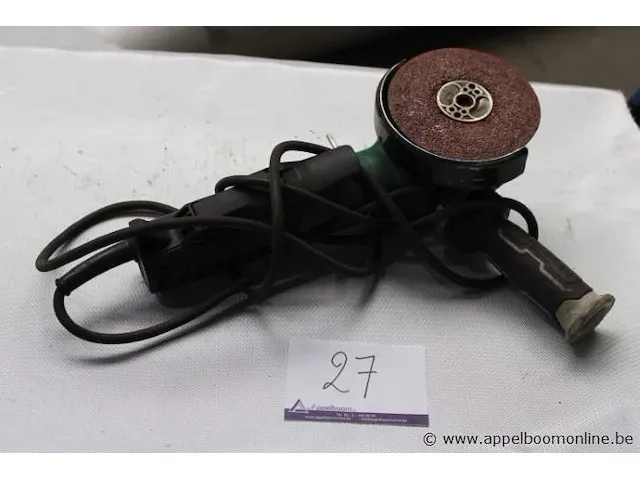 Haakse slijptol, hikoki g 13byeq, 1320w, 125mm, bj 2020 - afbeelding 3 van  3
